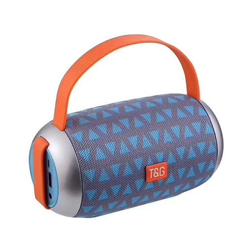 Портативная колонка T&amp;G TG112, Bluetooth, радио, speakerphone, серо-голубой | Зображення 1