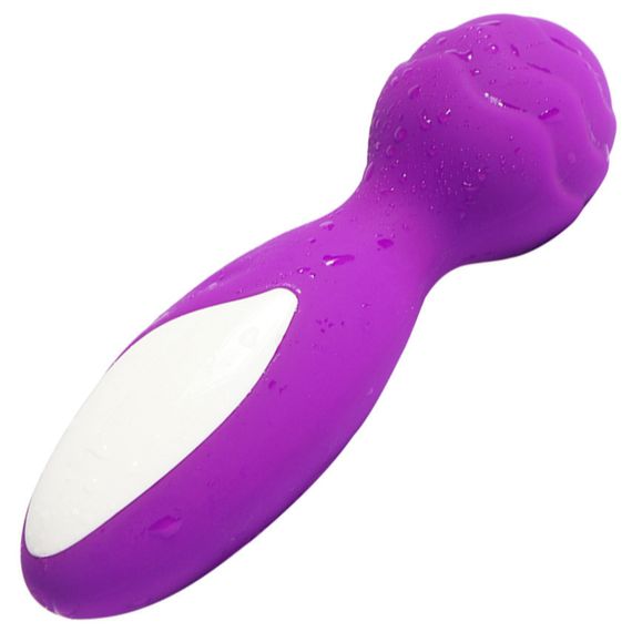 Вібромасажер Dilianni mini massager 10 режимів вібрації фіолетовий Sex Aura