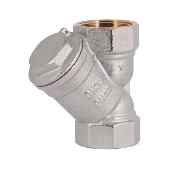 Фільтр грубого очищення Thermo Alliance Standart 1 1/4" В нікель для води косий TAS124W32