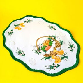 Великодня серветка на кошик 33х48см | Накидка на великодній кошик | пасхальний рушник