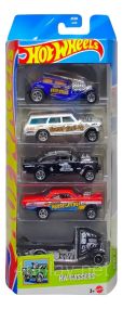 Hot Wheels HW Gassers Подарунковий набір з 5-ти машинок Хот Вілс Дрег-рейсінг
