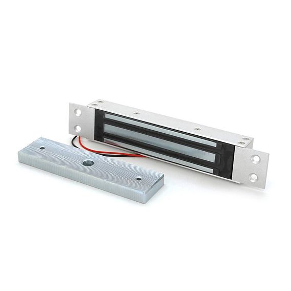 Электромагнитный врезной замок YOSO, усилия на отрыв 180кг, 12V, 3-5A