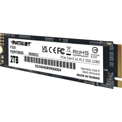 Накопитель SSD M.2 2280 2TB Patriot (P320P2TBM28) | Зображення 2