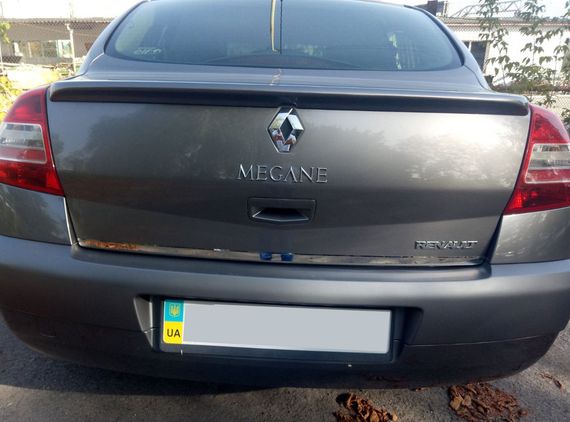 Кромка багажника (нерж.) HB, Carmos - Турецька сталь для Renault Megane II 2004-2009 рр | Зображення 3