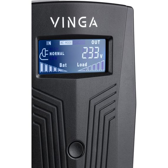 Пристрій безперебійного живлення Vinga LCD 1500VA plastic case (VPC-1500P) | Зображення 2