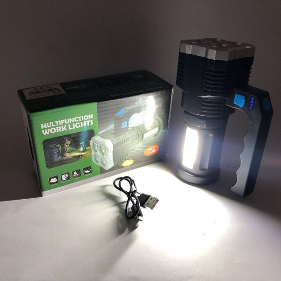 Яскравий ліхтарик BL-X510-4LED+COB Якісний ліхтарик Потужний CW-239 ручний ліхтарик | Зображення 7