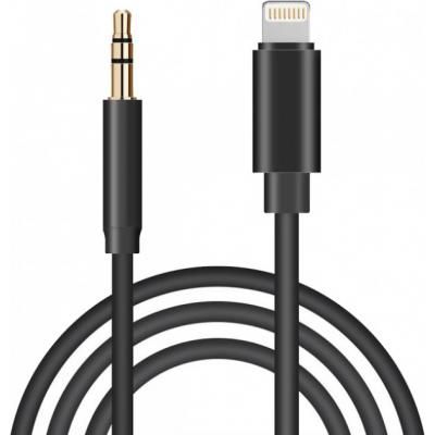 Переходник Lightning to Jack 3.5 мм black 1.0m XoKo (AUX-001-BK) (AUX-001-BK)