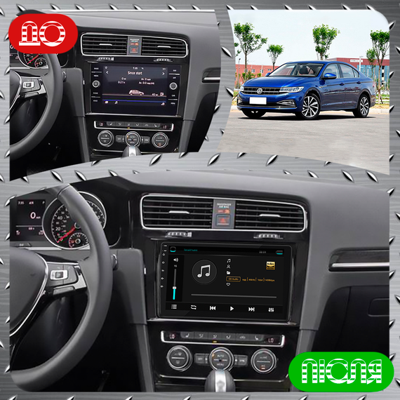Штатная магнитола 9" Lesko для Volkswagen Bora IV 2018-н.в. 6/128Gb 4G Wi-Fi GPS Top Вольксваген | Зображення 2