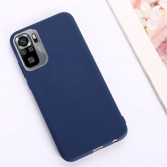Чохол Candy Silicone для Xiaomi Redmi Note 10 4G / 10S / Poco M5s колір Синій | Зображення 1