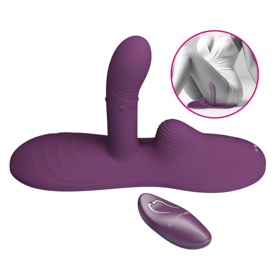 Вібромасажер - Pretty Love Luka Heating Sit-Down Pad Vibrator Sex Aura | Зображення 4