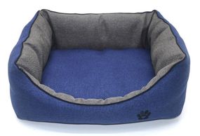 Лежак для собак і котів Zoo-hunt Loft синій №3 500х650х210 мм