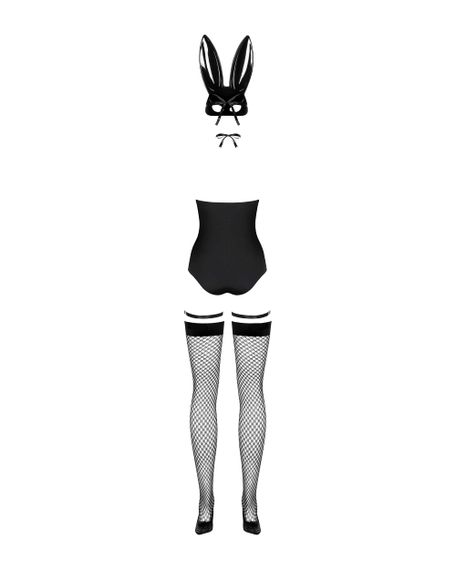 Игровой костюм зайки Obsessive Bunny costume Черный L/XL | Зображення 5