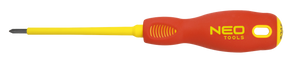 Отвертка NEO крестовая PZ2x100 мм, (1000 В) CrMo (04-063)