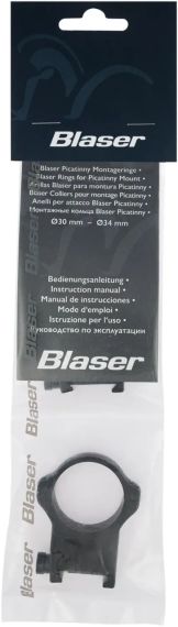 Кільця Blaser Picatinny d - 30 мм. Medium. Сплав | Зображення 4