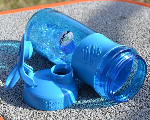 Шейкер спортивний (пляшка) BlenderBottle SportMixer Flip 28oz/820ml Cyan | Зображення 7