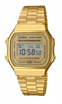 Сталеві наручний годинник унісекс Casio оригінал Японія Collection A168WG-9EF зі сталевим браслетом | Зображення 4