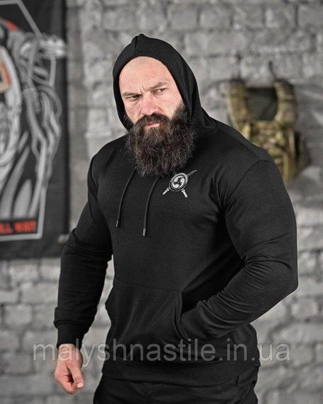 Худи warriors black ДЛ6440 | Зображення 2