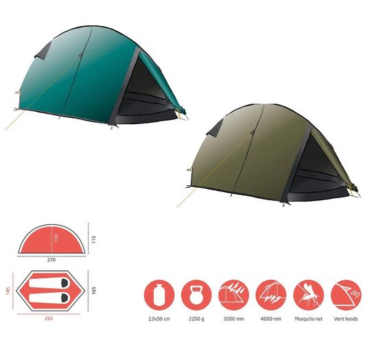 Намет Grand Canyon Cardova 1 Alu Capulet Olive (30921256) (DAS302739) | Зображення 1