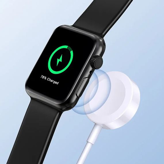 Зарядний пристрій, бездротова док-станція Kakusiga KSC-798 USB для Apple Watch серія 1-8 / SE / SE2 / Ultra | Зображення 2