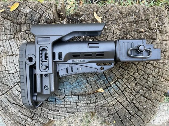 Складной приклад DLG Tactical Складной приклад ак 74 Приклад телескопический складной Приклад складной для АК | Зображення 2