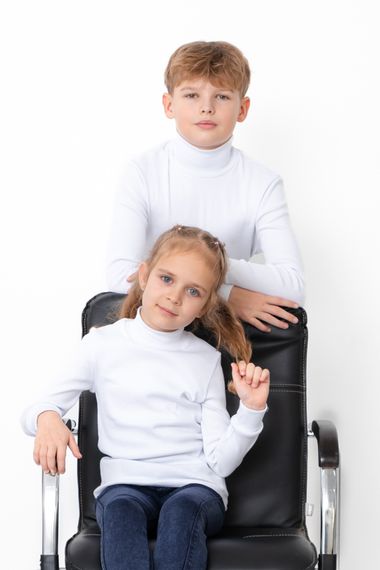 Водолазка дитяча Носи своє 140 Білий (p-3120-124460) | Зображення 1
