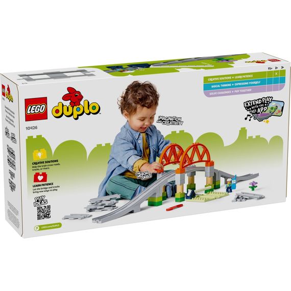 Конструктор LEGO DUPLO Town Додатковий набір. Залізничний міст і колії (10426) | Зображення 8