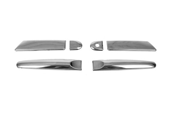 Накладки на ручки (4 шт) Без чіпа, OmsaLine - Італійська нержавійка для Nissan Juke 2010-2019 рр | Зображення 7