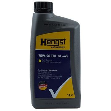 Масло трасмисионное синтетическое МКПП 75W-90 GL-4/5-(1L) 75W-90 GL-4/5-(1L), Hengst Oil, 1101800000,