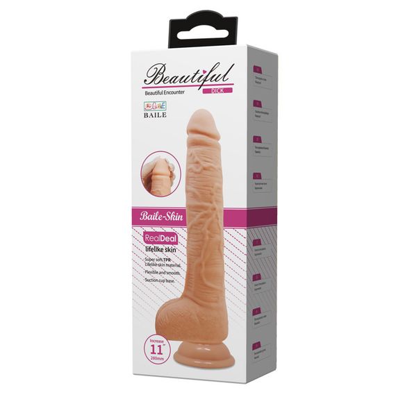 Фалоімітатор - Beautiful Encounter Dick Dildo Flesh sexstyle | Зображення 8