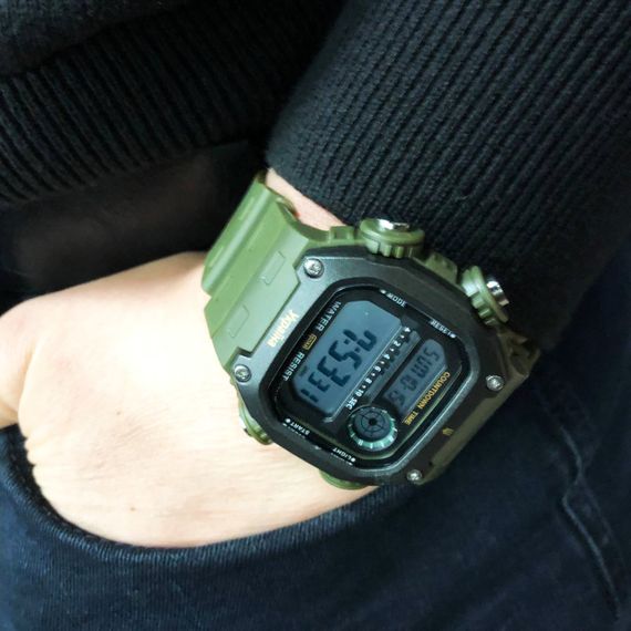 Качественные мужские тактические часы SKMEI 6212/2126AG, Стильные тактические часы для мужчин DG-27 | Зображення 3