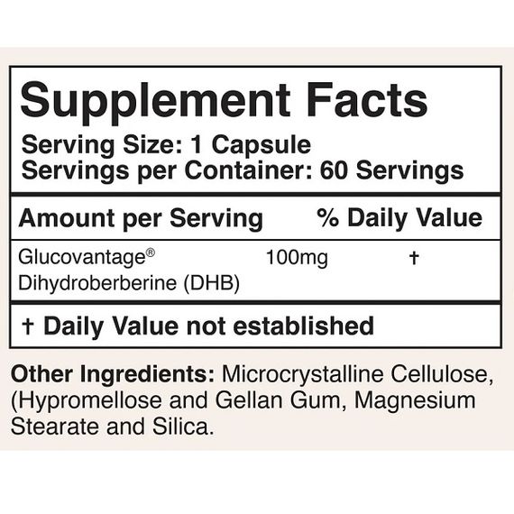 Барбарис Double Wood Dihydroberberine 100 mg 60 Caps | Зображення 1