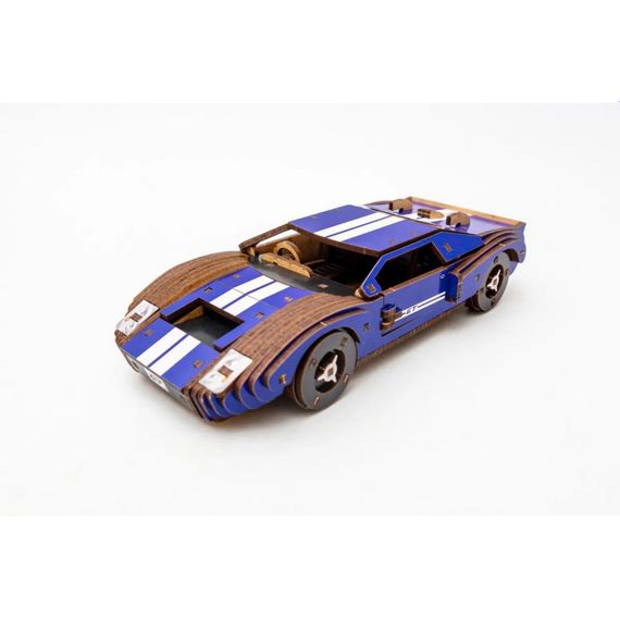 Дерев’яний 3D конструктор Fast car Gt Puz-26915, 164 деталі | Зображення 1