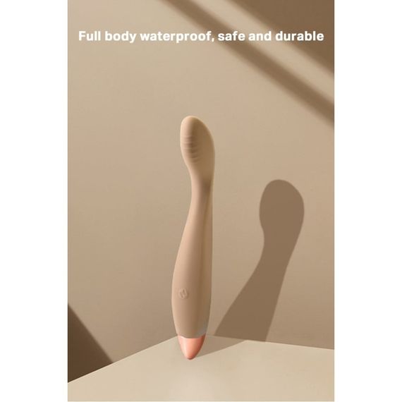 Вібратор для стимуляції точки G та клітора Sweet Em Velvet Lure, ніжно жовтий sexstyle | Зображення 6