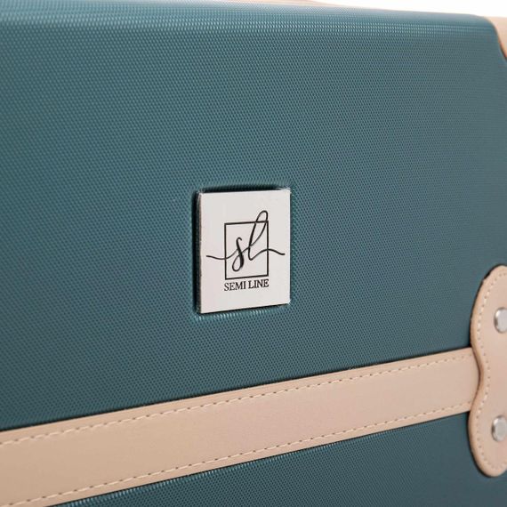 Бьюті-кейс Semi Line 10L Green-Navy (T5838-1) | Зображення 5