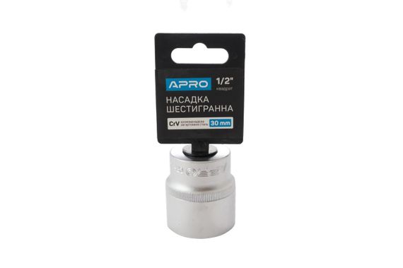Головка шестигранная Apro - 30 мм x 1/2" (252730) | Зображення 1