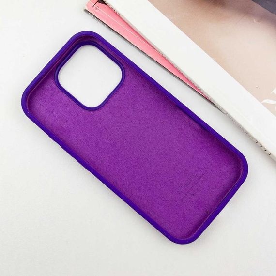 Чехол Silicone Case Full Protective (AA) для Apple iPhone 16 Pro Max (6.9") Фиолетовый / Ultra Violet | Зображення 2