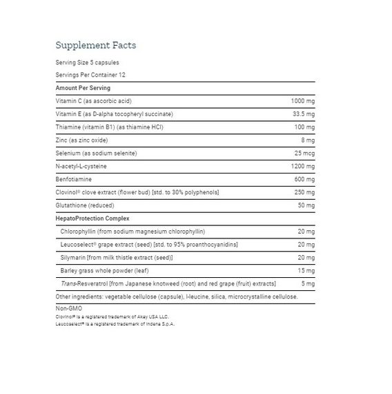 Комплекс для профилактики работы печени Life Extension Anti-Alcohol Complex 60 Caps LEX-22400 | Зображення 2