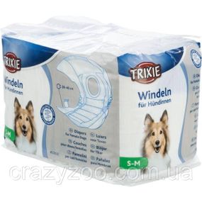 Підгузки для собак Trixie S-M обхват 28-40 см ЦІНА ЗА 1 ШТ TX-23632