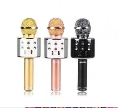 Караоке мікрофон Bluetooth бездротовий ( FM+SD) EL-858 | Зображення 1