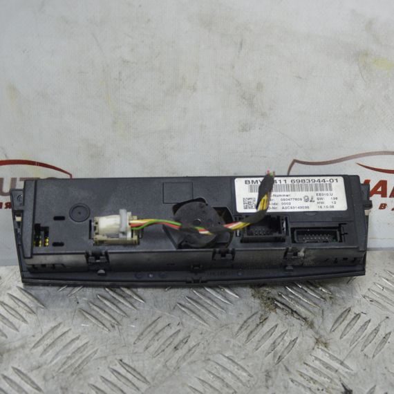 Блок керування пічкою BMW 3 E90 E91 2005-2013 Перемикач обігрівача БМВ е90 64116983944 6983944 | Зображення 3