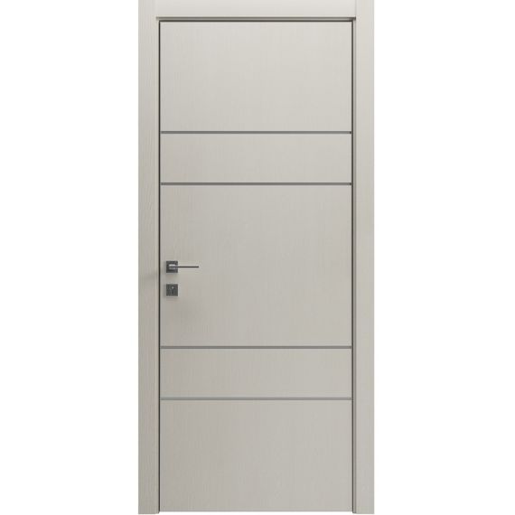 Двері міжкімнатні Rodos MODERN Flat 4 ПВХ Білий мат