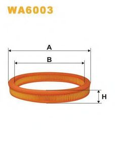 Фільтр повітряний WIX FILTERS WA6003 на FORD ESCORT Mk IV (GAF, AWF, ABFT)