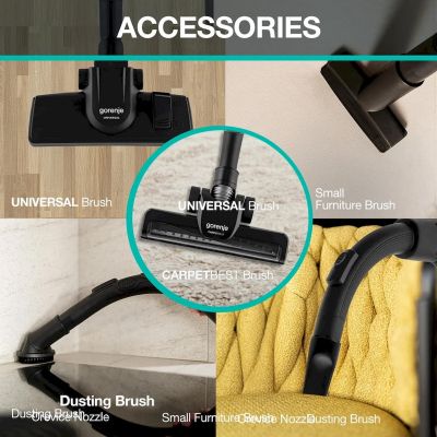 Пылесос Gorenje VC 2206 G4ADBL (VC2206G4ADBL) | Зображення 9