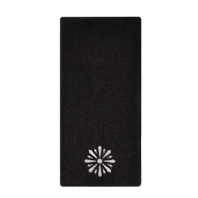 Погон Camotec НПУ Молодший Лейтенант (5*10) Чорний/Рефлект (9239)