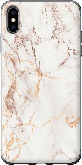 Чехол на iPhone XS Max Белый мрамор "3847u-1557-17620"