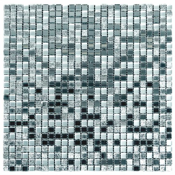 Мозаїка дзеркальна 298х298х4,5мм Срібло SW-00002371