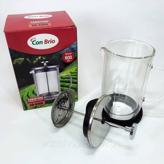 Елегантний прес для чаю, Френч-прес місткий, Оригінальний заварник для чаю Прес-заварник LV-60 | Зображення 3