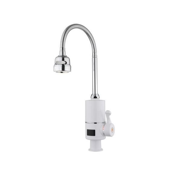 Проточний кран-водонагрівач  для кухні на три режими Lidz Warm 062  LDWAR062WCR49099 White/Chrome | Зображення 2