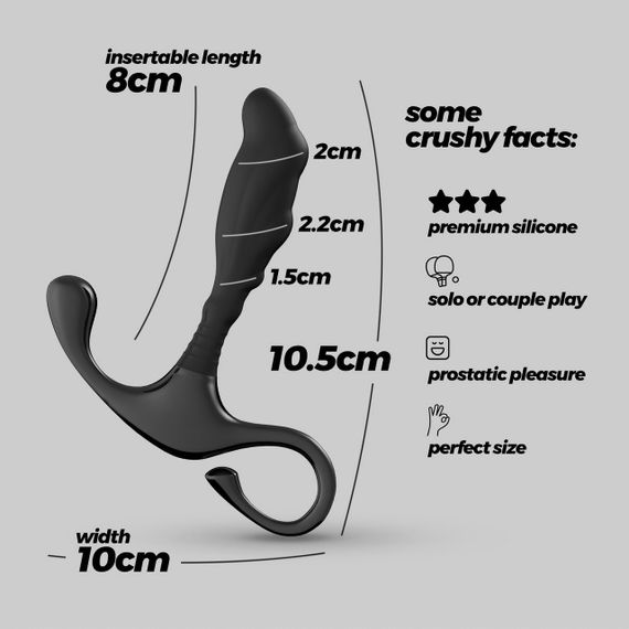 Масажер простати силіконовий CRUSHIOUS DJINN Sex Aura | Зображення 3