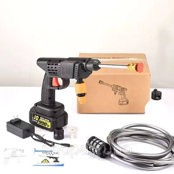Водяной пистолет высокого давления Water Washing gun 2х48V | Зображення 2